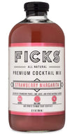 Ficks Premium Cocktail Mix Strawberry Margarita 6-Pack 32 oz Each