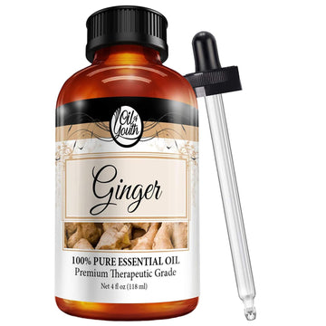 Oil Of Youth Essential Oils 4Oz - Ginger Essential Oil - 4 Fluid Ounces