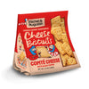 Michel et Augustin Gourmet Crackers, Comt Cheese Biscuits with Black Pepper, Savory Party Crackers, French Snacks, 3.5 oz. Bag