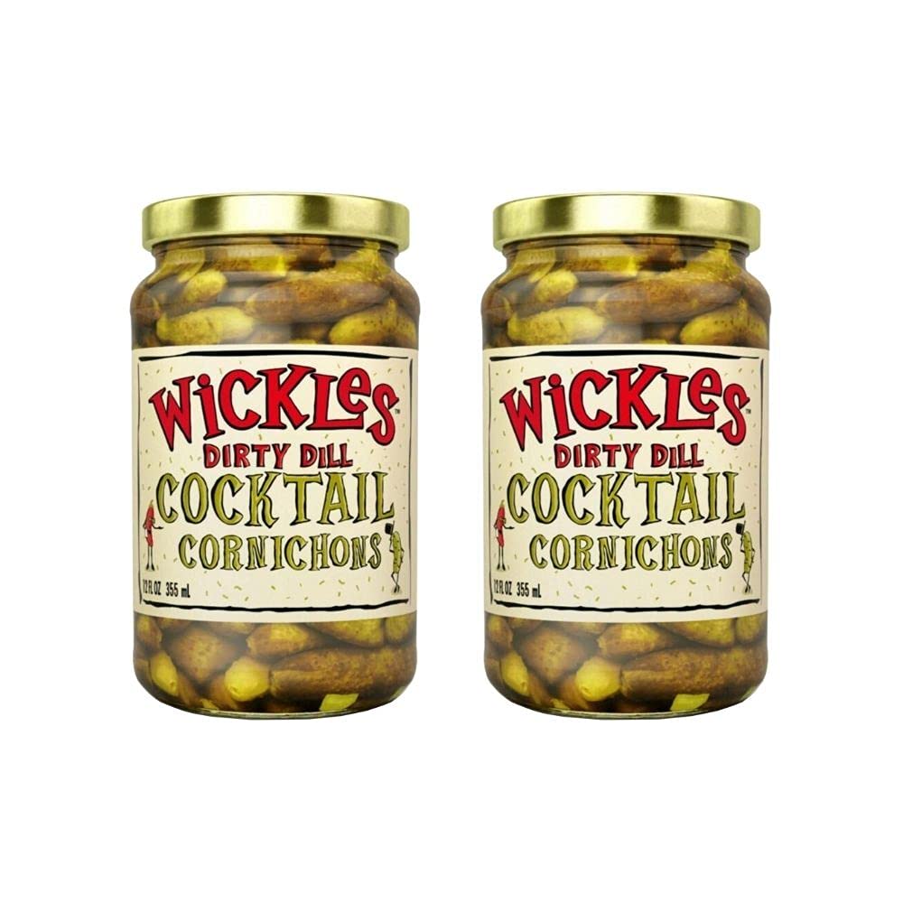 Wickles Dirty Dill Mixed Flavor Cornichons (12 Oz Pack Of 2)