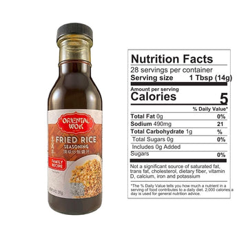 Oriental Wok Gourmet Fried Rice Seasoning, Ideal For Traditional Fried Rice, Shrimp Fried Rice, Chicken Fried Rice, Seasoning Sa