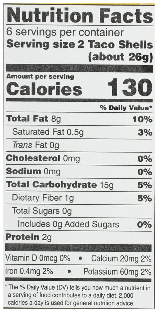 Garden Of Eatin Yellow Corn Taco Shells (12x5.5 Oz) Pack Of 3