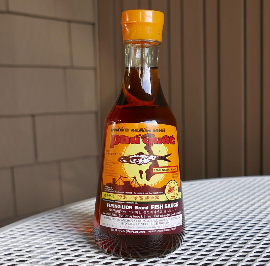 3 Packs - Phu Quoc Flying Lion Fish Sauce - Nuoc Mam Phu Quoc Su Tu Bay - 300Ml