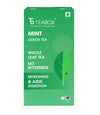Teabox enhanced Darjeeling Green Tea With Natural Peppermint Leaves |100% Whole Leaf & 0% Bitterness | Green Tea From The Himalayas | 25 Tea Bags (Low Caffeine)
