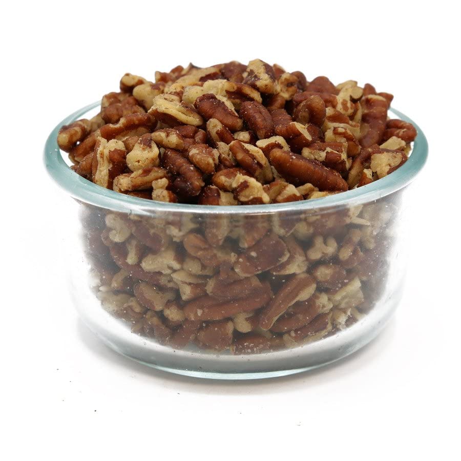 C.J. Dannemiller Pecan Pieces, Bulk 10 Lb Box, Roasted & Unsalted, Chopped Pecans For Snacking, Mixed Nuts, Trail Mix