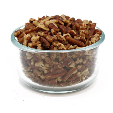 C.J. Dannemiller Pecan Pieces, Bulk 10 Lb Box, Roasted & Unsalted, Chopped Pecans For Snacking, Mixed Nuts, Trail Mix