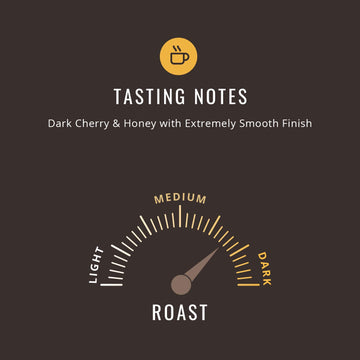 Kahwa Coffee Sirocco Medium Dark Roast House Blend, Whole Bean Coffee, 1 Lb Bag