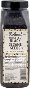 Roland Foods Roasted Black Sesame Seeds, Specialty Imported Food, 16 Ounce, Pack Of 1