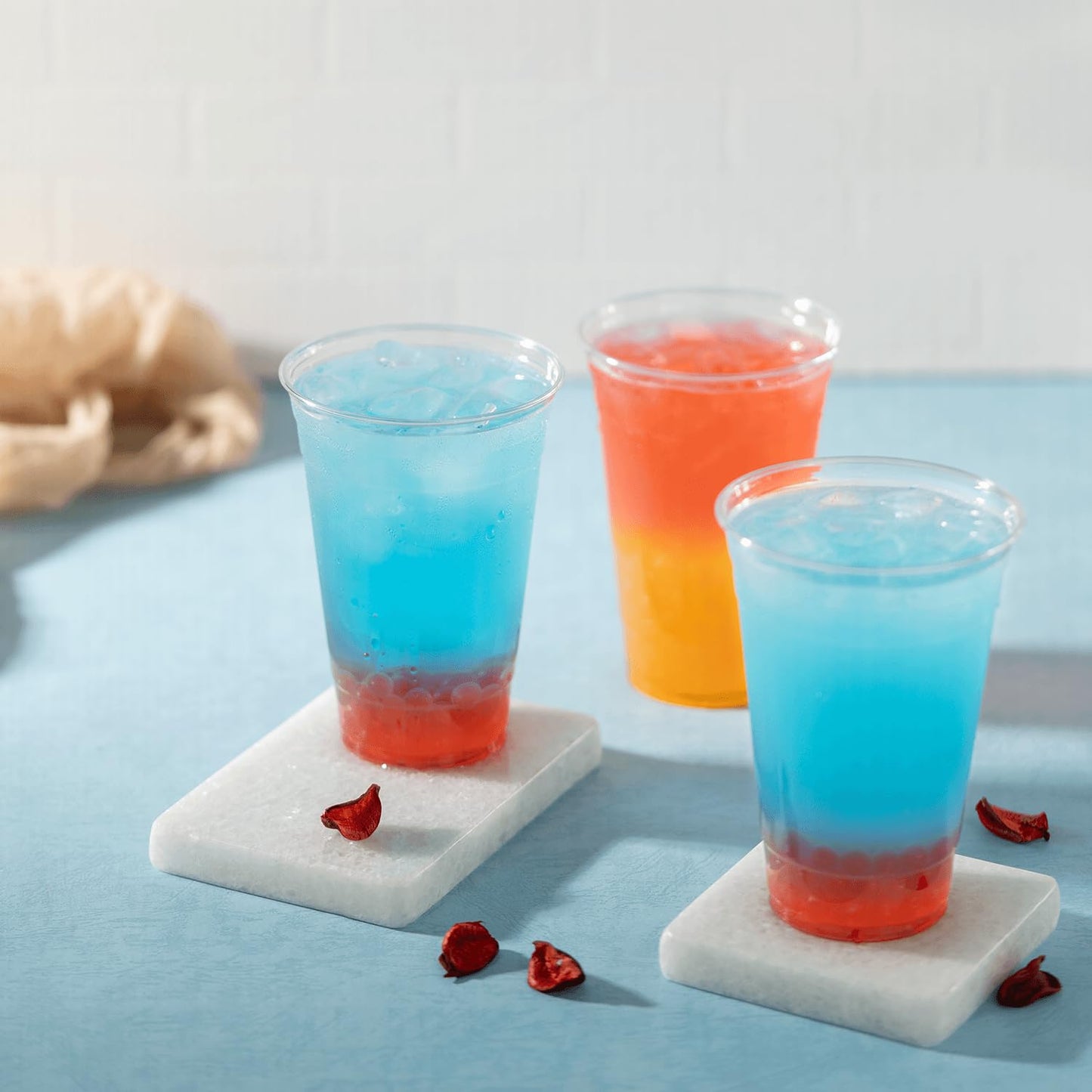 Tea Zone B2063 Raspberry Popping Pearls For Boba Tea Beverages, Sweets, Ice Cream Topping (7 Lbs)