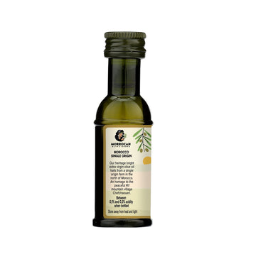 Moroccan Olive Grove Extra Virgin Olive Oil - Bright & Fruity, Polyphenol Rich - 20ml Travel Size (Pack of 10)