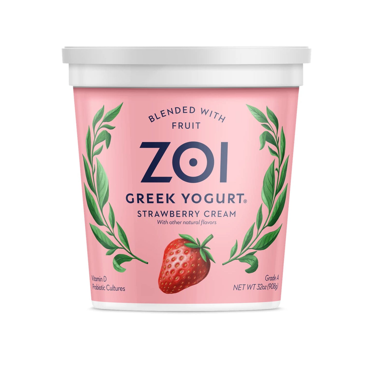 Zoi Grk Yog Strwbry Crem (6X32.00)