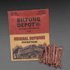 Biltong Depot - Natural Droewors (1 lb) 16oz South African Droewors Beef Sausage Sticks Keto and Paleo Certified Air-Dried Sausa
