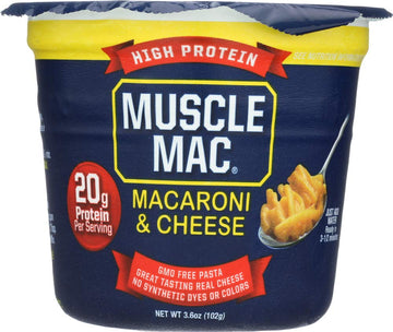 Muscle Mac High Protein Macaroni & Cheese Microwave Cup, 3 cups