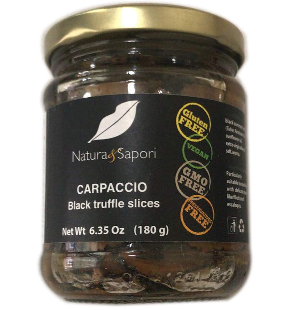 Italian Black Truffle Carpaccio - Gluten-free, vegan - 6.35 oz (180 gr)