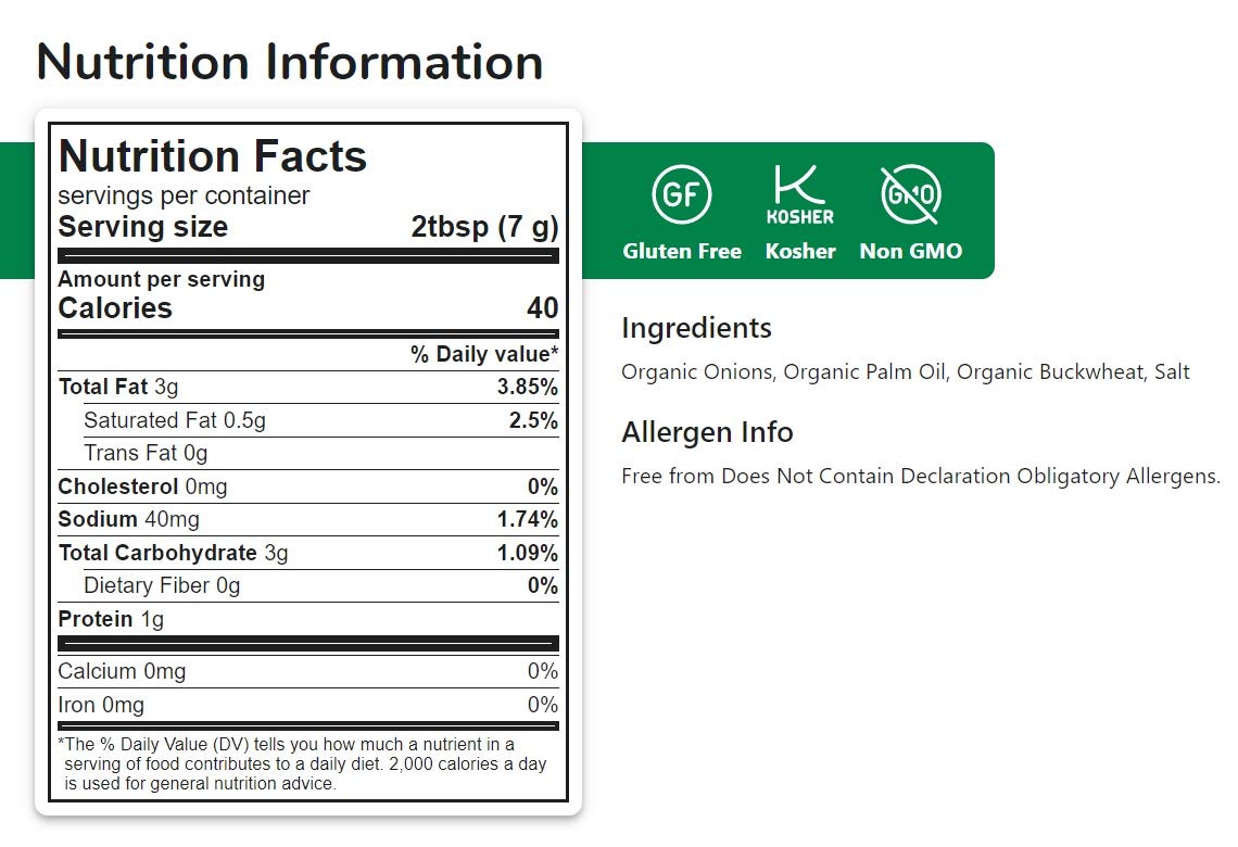 Simple Truth Organic Crispy French Fried Onions, 6 oz (Pack of 2) - Perfect Topping for Salads, Casseroles & More
