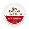 New England Coffee Single Serve K-Cup, New England Breakfast Blend, 36 Count