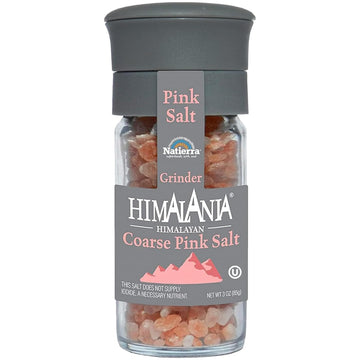 Natierra Himalania Coarse Pink Salt Grinder, 3 Oz