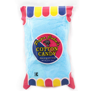 Fruidles Cotton Candy Blue And Pink Party Flavors Supplies Birthday Treats For Kids, Kosher, 3Oz Bag (24-Pack)