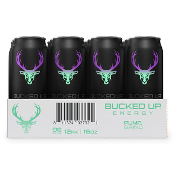 Bucked Up Energy Drink 300Mg (Pump N Grind) (12 Ct)