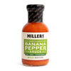 Miller'S Banana Pepper Mild Hot Sauce, Sweet Spicy Banana Pepper Sauce - Best Use For Chicken Wing, Burgers, Sandwich With Low S