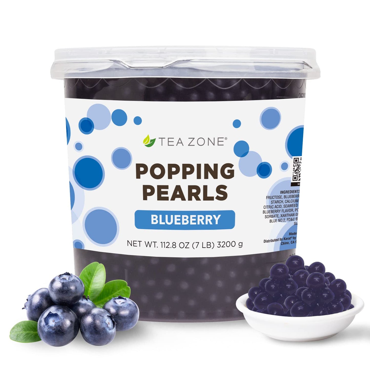 Tea Zone 7 Lb Blueberry Popping Pearls