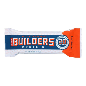 Clif Bar Builder'S Bar Chocolate - 2.4 Oz (12) (1 Case)