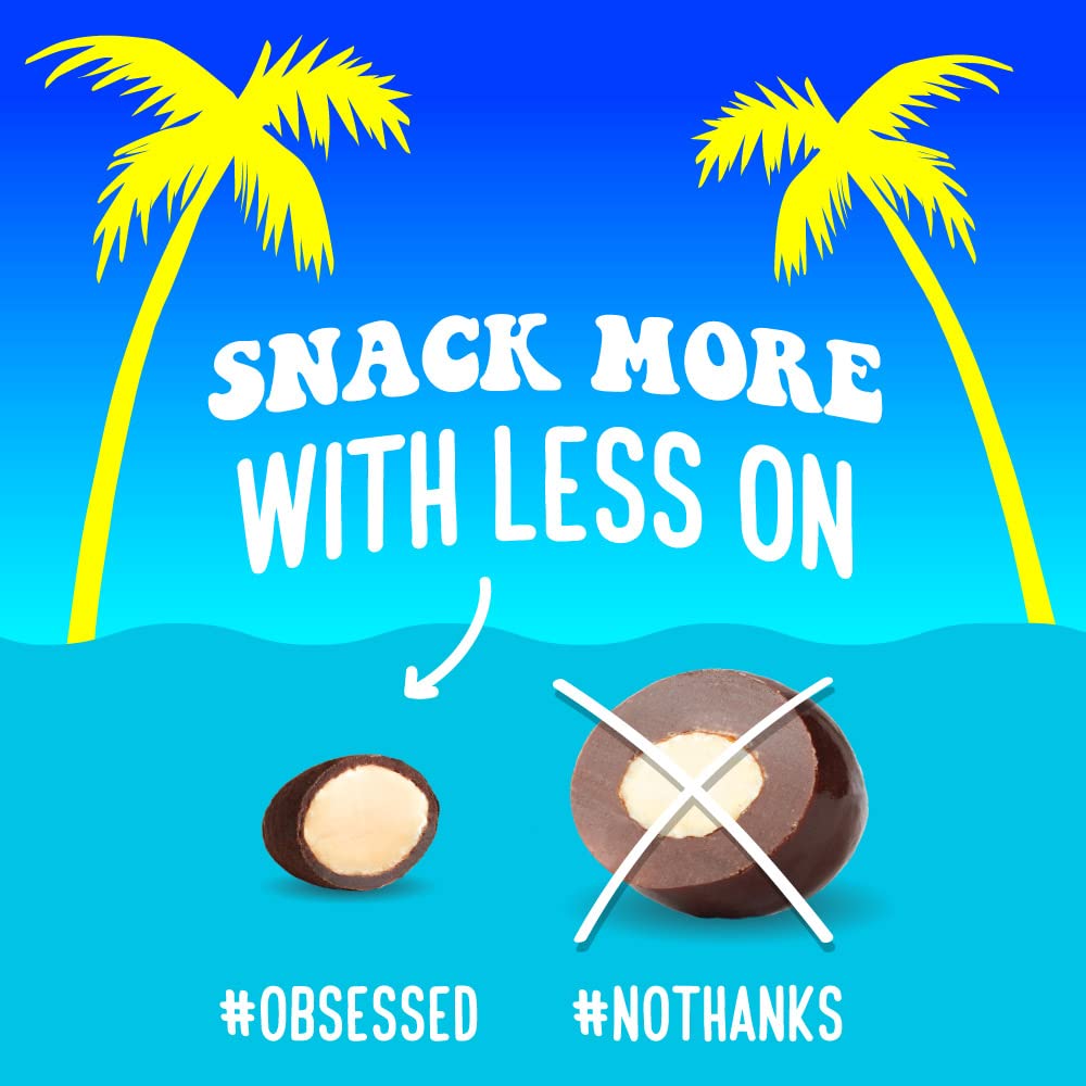 Skinnydipped Dark Chocolate Cocoa Almonds, Healthy Snack, Plant Protein, Gluten Free, 1Lb Resealable Bag, Pack Of 1