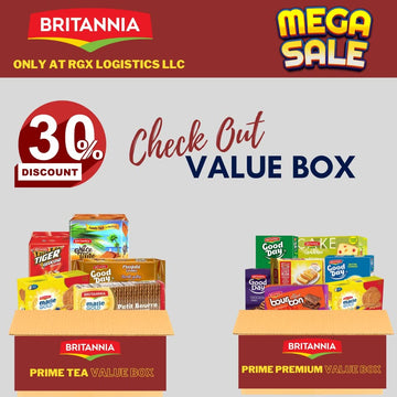Britannia Nice Time 2.8Oz (80G) - Delicious Coconut Biscuit Crunchy - Kids Favorite Breakfast & Tea Time Snacks (Pack Of 6)