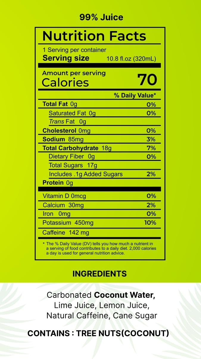 Flova Energy Drink All Natural Electrolytes and Minerals from Coconut Water 4 Simple Easy to Pronounce Ingredients 99% Juice Assorted Pack of 12 Cans