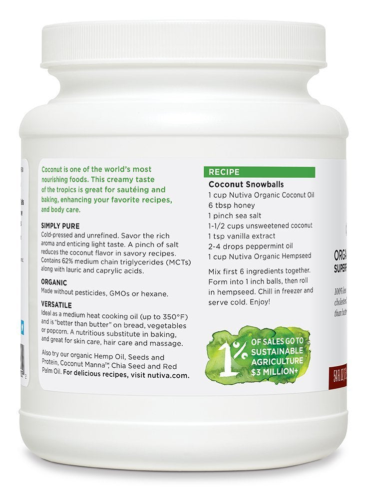 Nutiva Oil Ccnt Vrgn Org