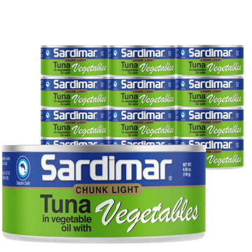 Sardimar Chunk Light Tuna ( Vegetables- Pack of 12 )