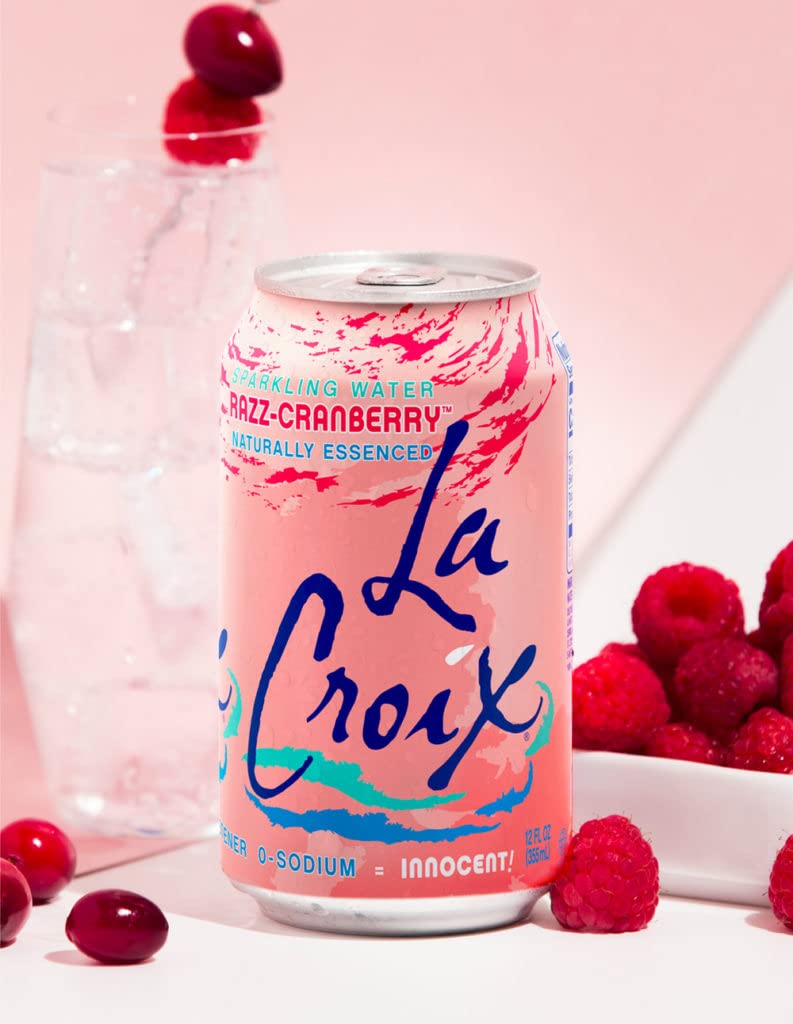 Lacroix Sparkling Water, Razz-Cranberry, 12 Fl Oz (Pack Of 12)
