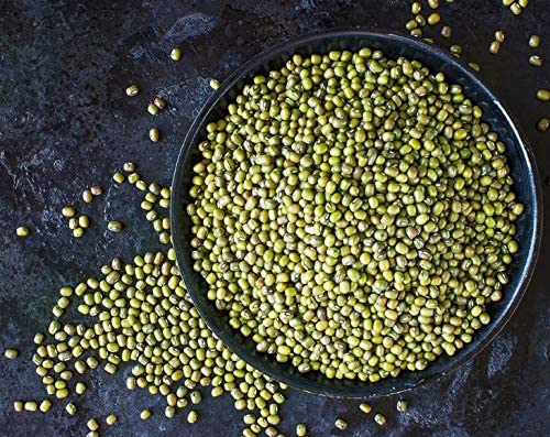 Food to Live - Mung Beans, 3 Pounds Whole, Dried, Raw Moong, Kosher, Vegan, Sirtfood, Bulk Green Gram, Low Sodium, Good Source o