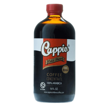 Cappio Cold Brew Coffee, 6-Pack Of 16 Oz Bottles – Bold, Smooth, Low-Acidity Coffee Made With 100% Arabica Beans, Perfect For Iced Or Hot Coffee