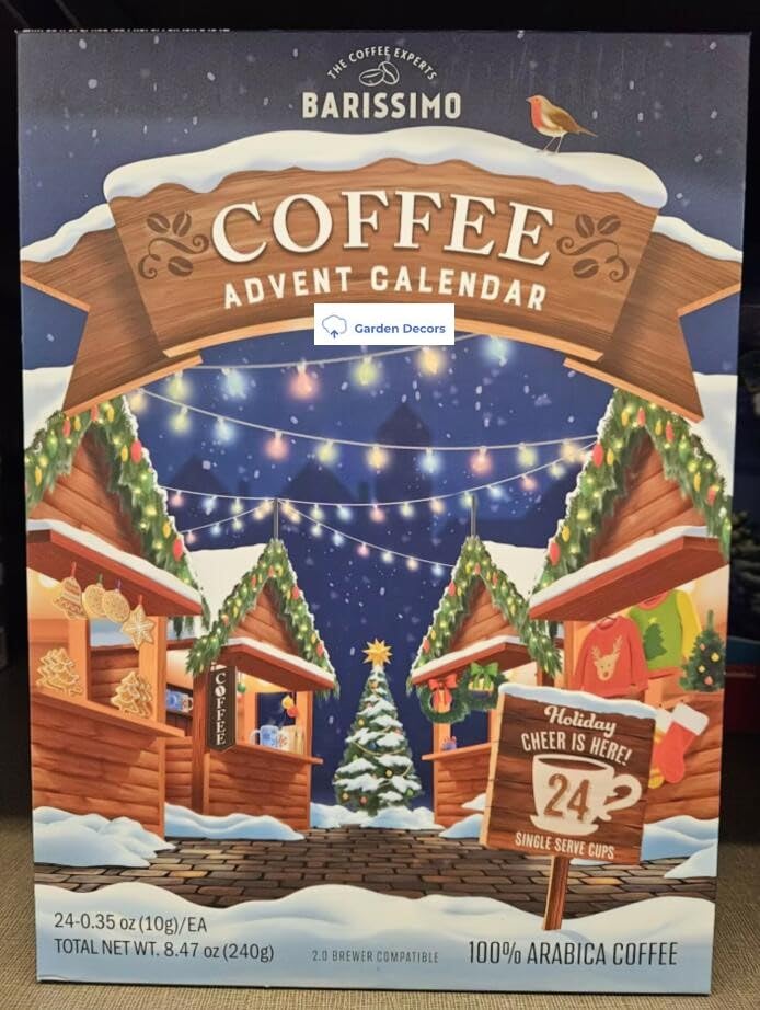 barissimo brew over ice coffee cups Barissimo Coffee Limit Edition Advent Calendar Unique 24 Cups 8.47oz 240g