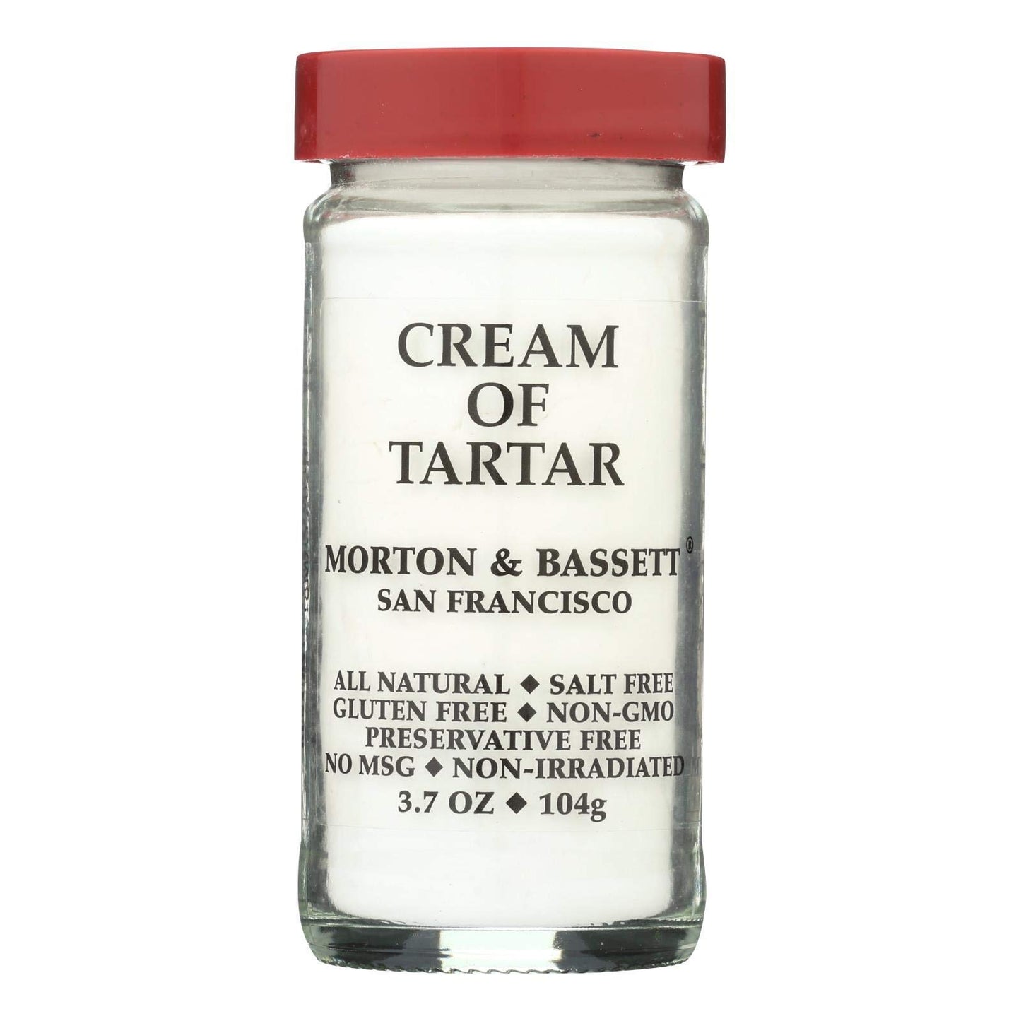 Morton & Bassett Cream of Tartar - 3.7 Ounce (Pack of 1)