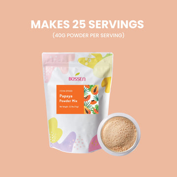Bossen Bubble Tea Powder Mix - 2.2 Pound (Papaya)