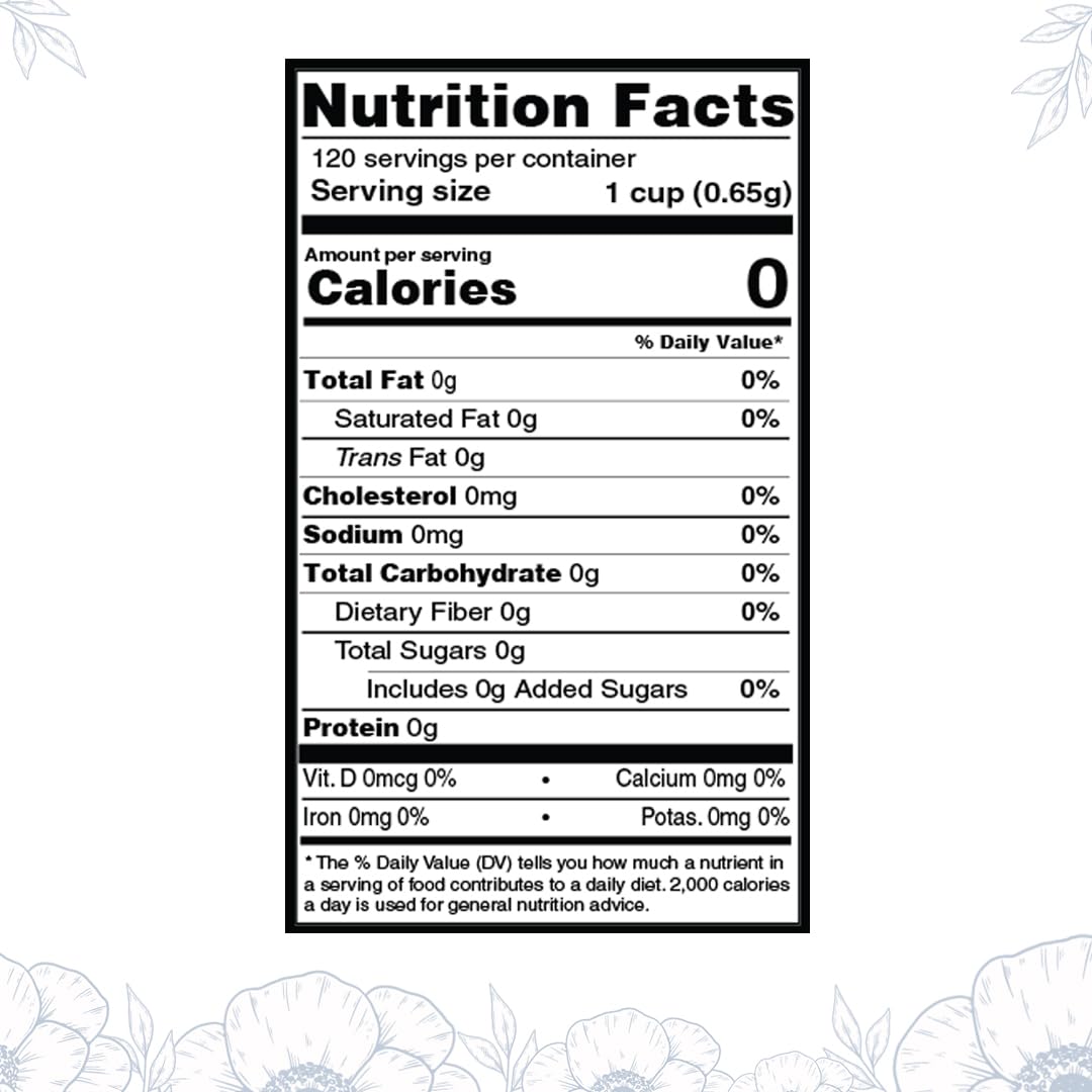 BLUE TEA Butterfly Pea Flower Lavender Tea - 30 Pyramid Bags, Caffeine Free, Gluten Free, Premium Tin Pack, Blue