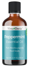 Viva Doria Peppermint Essential Oil, 100% Pure, Natural, Northwest Peppermint Essential Oil, Undiluted, For Aromatherapy | Food Grade, 118 Ml (4 Fluid Ounce)