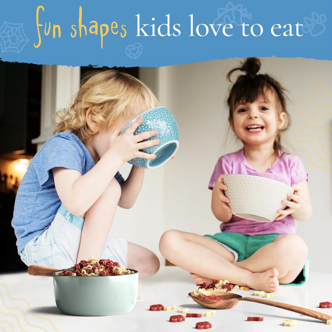 Pastabilities Vegan Mac and Cheese for Kids (& adults) - Under the Sea - Fun Shapes Sea Creatures, Family Size - Serves 4, Certi