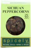 Spicely Organic Peppercorn Sichuan Whole 0.20 Ounce Ecobox Certified Gluten Free