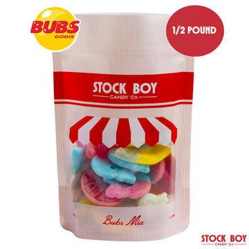 Bubs Swedish Godis Candy 1/2 Pound Mix Sweet and Sour Swedish Vegan Stock Boy Candy Co. Imported Fresh from Sweden