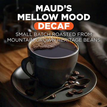 Maud'S Decaf Medium Dark Roast Coffee Pods, 100 Ct | Mellow Mood Blend | 100% Arabica Medium Dark Roast Decaffeinated Coffee | S