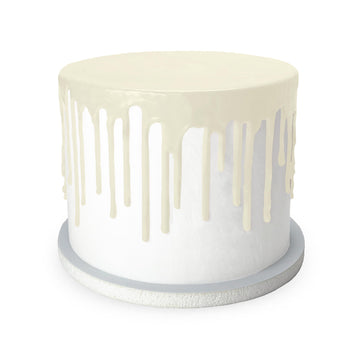 Satin Ice Cake Drip, White, 8.8 Ounce