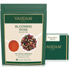 Vahdam, Blooming Rose Black Tea - Premium Black Tea With Rose Petals (3.5Oz) Delicious & Aromatic Black Tea Loose Leaf With Frag