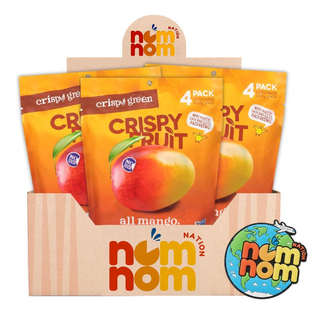 Mango Dried 2.54 oz Packs - 3 Count - Dried Mango and Freeze Dried Fruit Snack - Dry Fruit Variety with Banana Chips and Dried A