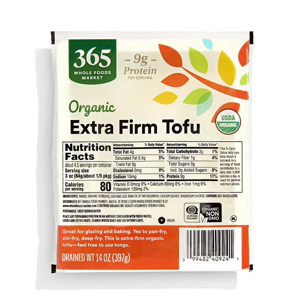 365 Everyday Value, Organic Tofu Extra Firm, 14 oz