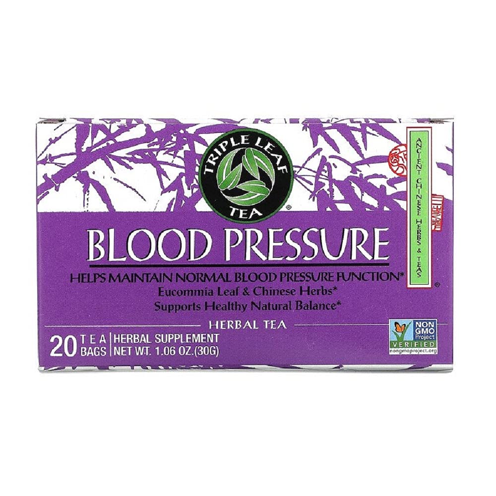 Triple Leaf Tea Blood Pressure Tea ( 6X20 Bag) ( Value Bulk Multi-Pack)