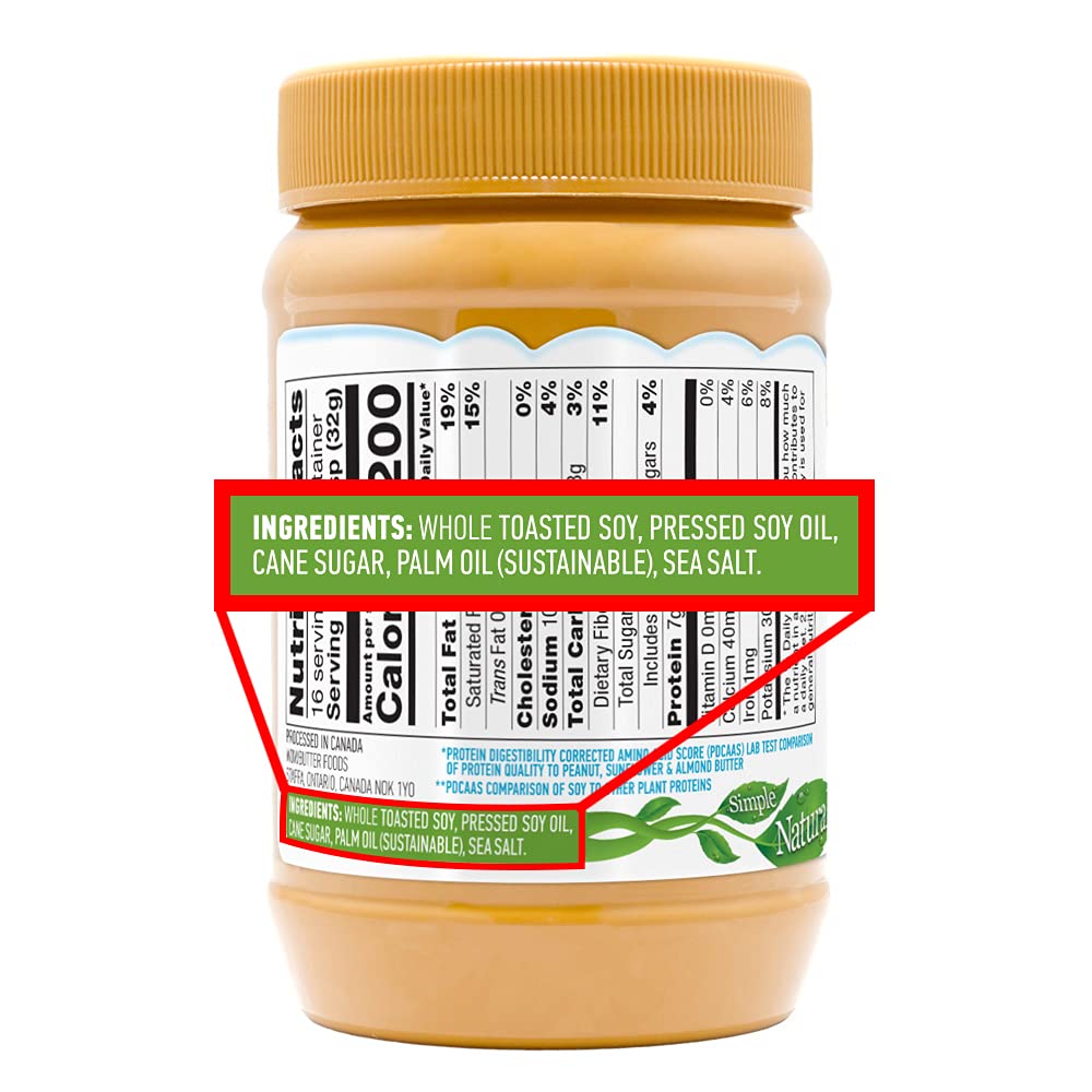 WOWBUTTER Natural Peanut Free Creamy Spread, 17.6 oz Jar - Nut-Free, Vegan, Non-GMO Peanut Butter Alternative