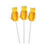 Needzo Honey Lollipops Individually Wrapped, Bear Shaped Tea Spoon, Hard Candy Suckers for Party Treats (Pack of 3)